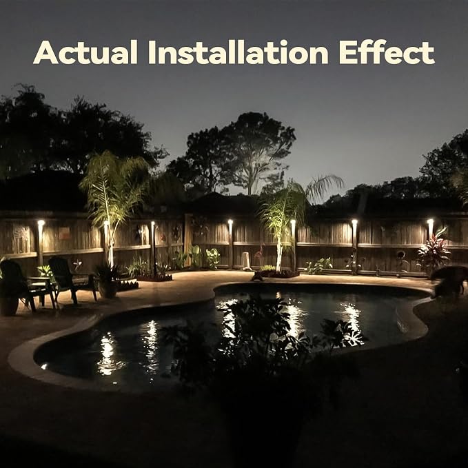LEONLITE 12-Pack 5CCT 3.74inch Low Voltage LED Deck Lights, Black | 180LM, 12-24V AC/DC, CRI90, UL Listed, Die-cast Aluminum Housing, Frosted Glass Lens, 1800K/2700K/3000K/4000K/5000K