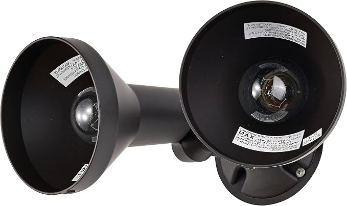 Nuvo SF77/495 Flood Outdoor Wall-Mounted Floodlight,2-Light, Dark Bronze