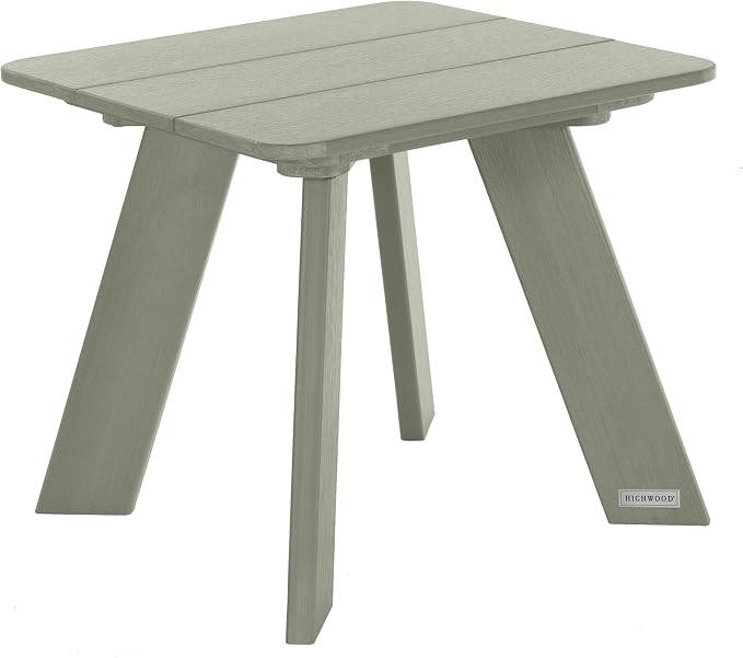 highwood Italica Modern Adirondack Side Table, Eucalyptus
