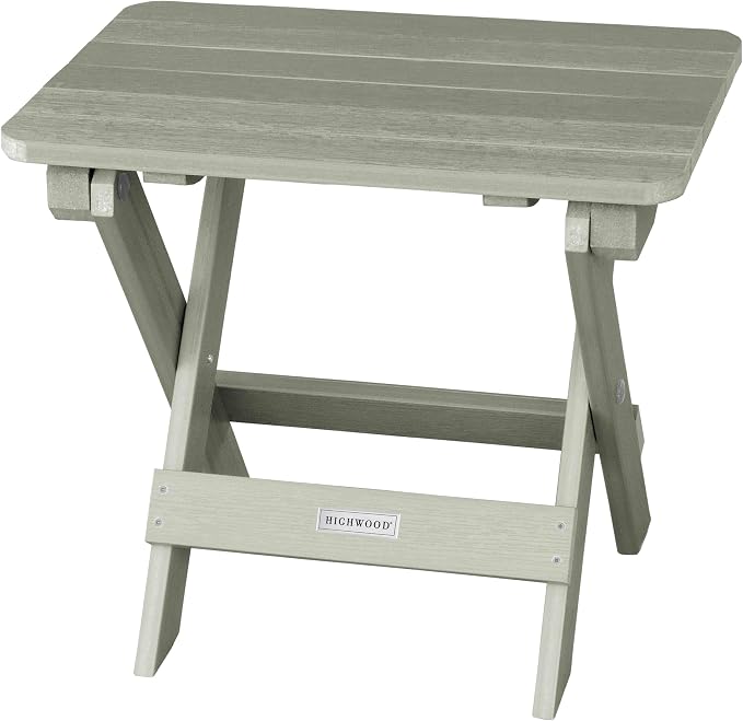 Highwood AD-TBS1-EUC Folding Adirondack Side Table, Eucalyptus