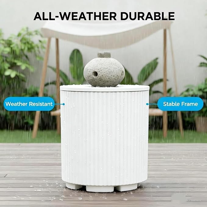FONTOI Outdoor Cooler Side Table 2 Pack, 2 in 1 Ice Chest Side Table,as Cooler Side Table,Cooler Table for Patio, Parties Picnics, Beach