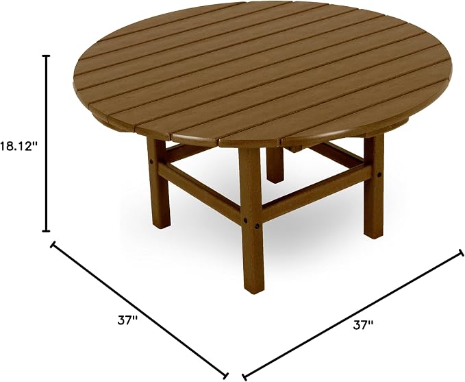 Ivy Terrace™ Round 37" Conversation Table in Teak
