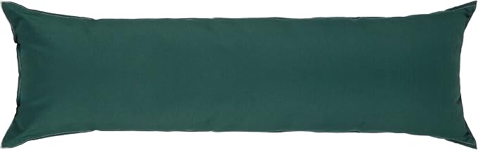 Hatteras Hammocks Green Long Hammock Pillow, Sunbrella Fabric, Hook & Loop Fasteners, Extra Wide Size, Handcrafted in The USA