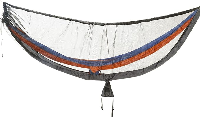 Castaway Living Travel Hammock Bug Net - Fast and Easy Set Up for Single or Double Travel Hammocks - 10ft Constructed of Premium Nylon Taffeta