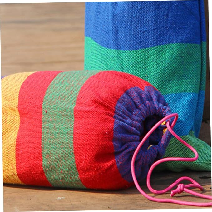 Double Thickened Canvas Hammock for Outside Person Swing Bed Tree Straps Camping Outdoor