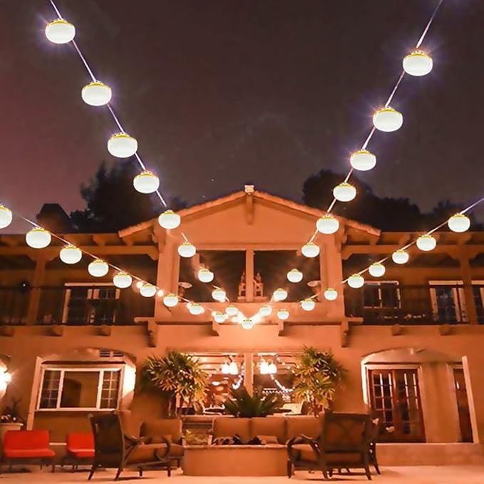 New 200FT Construction String Lights LED Industrial Grade 3Prong | Best for Construction Sites,Renovation, Walkways,Patio,Mine cave,Outdoor Lighting Solutions Use,Free for Climbing Hook