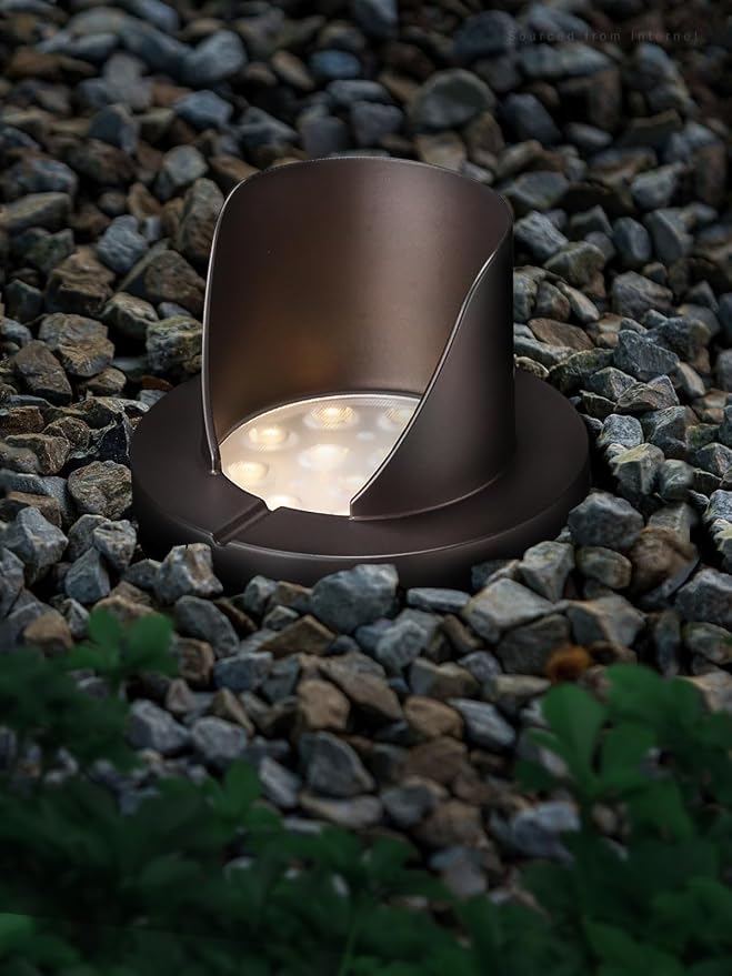 LEONLITE 6-Pack Dia.4 Inch 3000K Well Lights Shielded Top Oil Rubbed Bronze | 12-24V AC/DC, CRI90, Landscape LED In Ground Outdoor, Low Voltage Garden Landscaping, Warm White, Aluminum