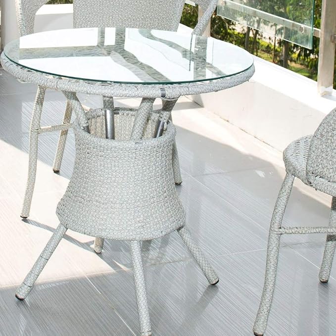 Dulles Glass 27" Round Glass Table Top, 1/4" Thick Clear Tempered Replacement Glass, Flat Polished Edge for Coffee, Dining, Patio Tables & Furniture Protection
