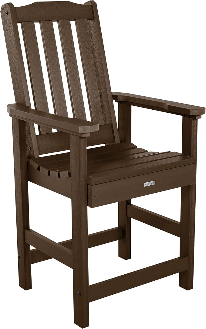 Highwood AD-ST7LH2CO4BA-ACE Lehigh 7pc Rectangular Counter Height Dining Set 72" x 42", Weathered Acorn
