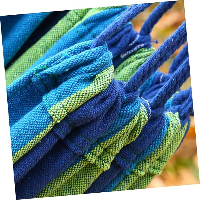 Double Thickened Canvas Hammock for Outside Person Swing Bed Tree Straps Camping Outdoor