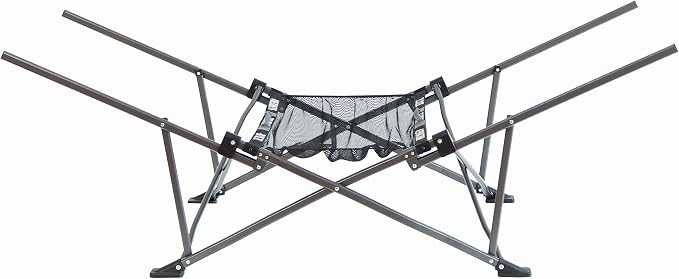 Mac Sports H900S-100 Topnotch Heavy Duty Multi-Use Outdoor Camping Portable Folding Hammock (Blue/Gray)