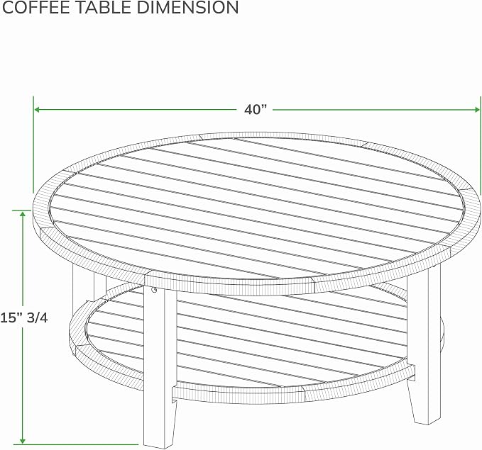 Cambridge Casual Seaside Wood Outdoor Coffee Table, Natural Teak/All-Weather Wicker