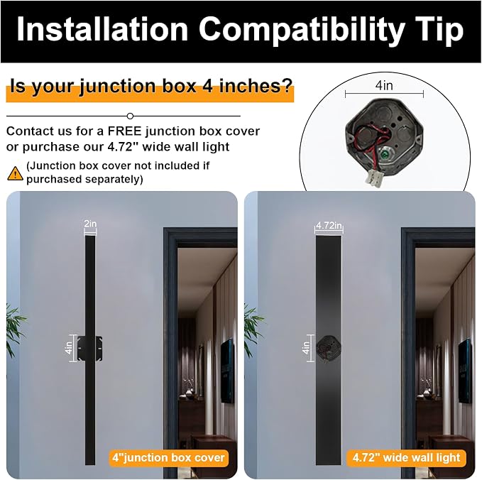 AioTio Modern Outdoor Wall Light Fixture, 2pack 39inch Black LED Outdoor Lights, Modern Porch & Patio Sconce, 3000K Long Strip Light Fixture Outside for House, Garage, Front Door