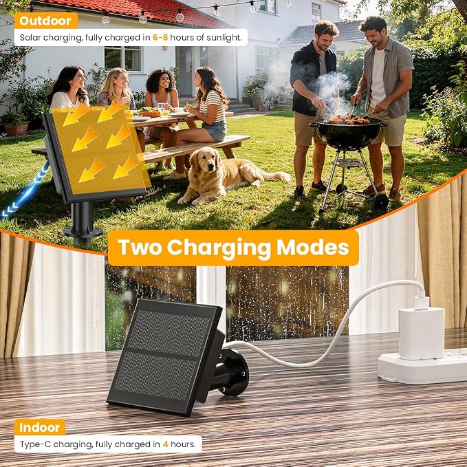 100FT Solar String Lights Outdoor Waterproof IP65 with USB-Charging , Solar Powered LED Patio Lights with 50+2 Shatterproof G40 Globe Bulbs, Hanging Lights for Outside Backyard Garden Bistro Gazebo
