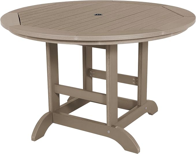 highwood Adirondack 48" Round Dining Table, Woodland Brown