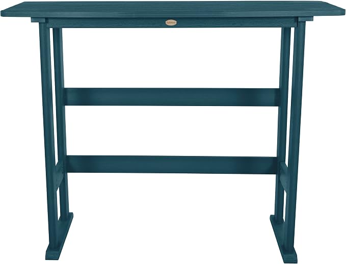 highwood AD-TBL-KS3-NBE Lehigh Bar Height Balcony Table, Nantucket Blue