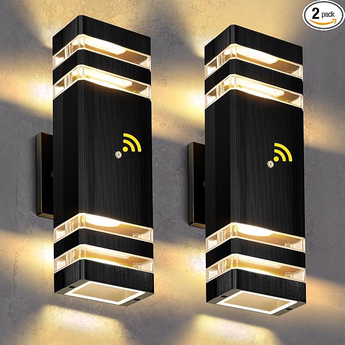 Exterior Lighting Fixtures Dusk to Dawn, Outdoor Wall Lights, Up and Down Porch Lights, Outdoor Lights for House Porch Patio