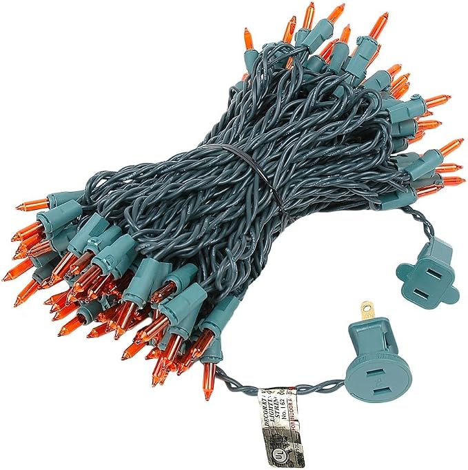 Novelty Lights 50 Feet 100 Bulbs Traditional Incandescent Mini Lights