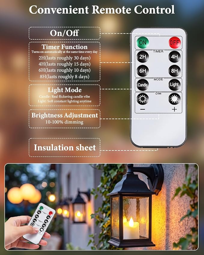 TOWPONICS Flickering Flameless Candles with Remote Timer & Charging Base | 8 Pack LED Rechargeable Votive Candles, Battery Operated Tea Lights for Home, Wedding, Party, Halloween, Christmas Decor