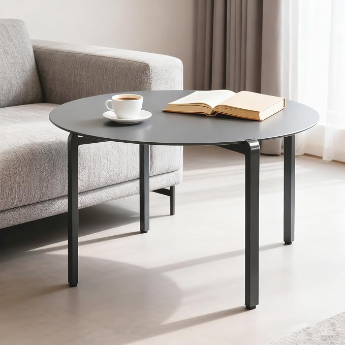 Aluminum Outdoor Coffee Table, Rustproof Patio Side Table | Powder-coated scratch-resistant aluminum top, all-weather frame, easy assembly for garden, balcony & pool
