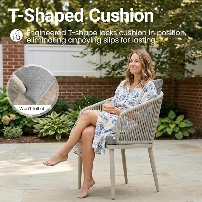 11-Piece Patio Dining Table Sets, Woven Wicker Dining Set with Rectangular Aluminum Table and Dining Chairs Modern Outdoor Dining Furniture Set for Outdoors and Indoors