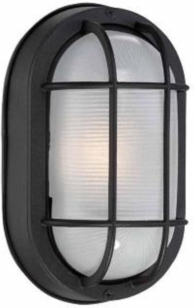 Hampton Bay Black Outdoor LED Wall Lantern