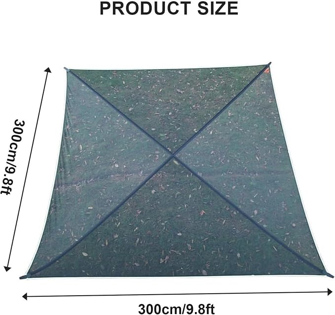Camping Hammock， Multi Person Tree Hammock with 4 Ratchet Tie Down Straps & Net Pocket