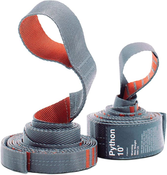 Kammok: Roo Double Hammock +Python 10' Bundle | Our Bestselling Hammock & Tree Friendly Straps | 100% Recycled Water Resistant Ripstop Fabric | Lifetime Adventure Grade Warranty, Midnight Blue