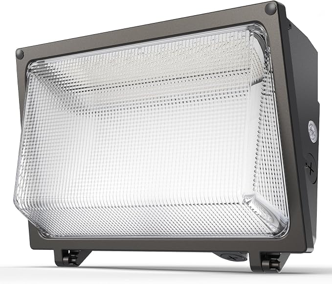 LED Wall Pack Light: 150W 22500LM with Dusk-to-Dawn Photocell | ETL Listed, Glass Lens, IP65 Waterproof, Commercial & Industrial Lighting, Ideal Outdoor Security Lighting for Warehouse Yard