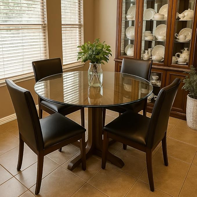Audio-Visual Direct (36" Tempered Glass Table Top with Rounded Edge 1/4" Thick
