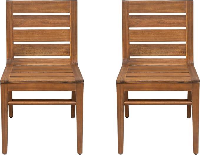 Christopher Knight Home 7 Piece Outdoor Dining Set, 71" Acacia Wood Patio Table with 6 Wooden Chairs, Teak Finish Solid Wood Dining Table Set for Backyard Garden Porch Deck
