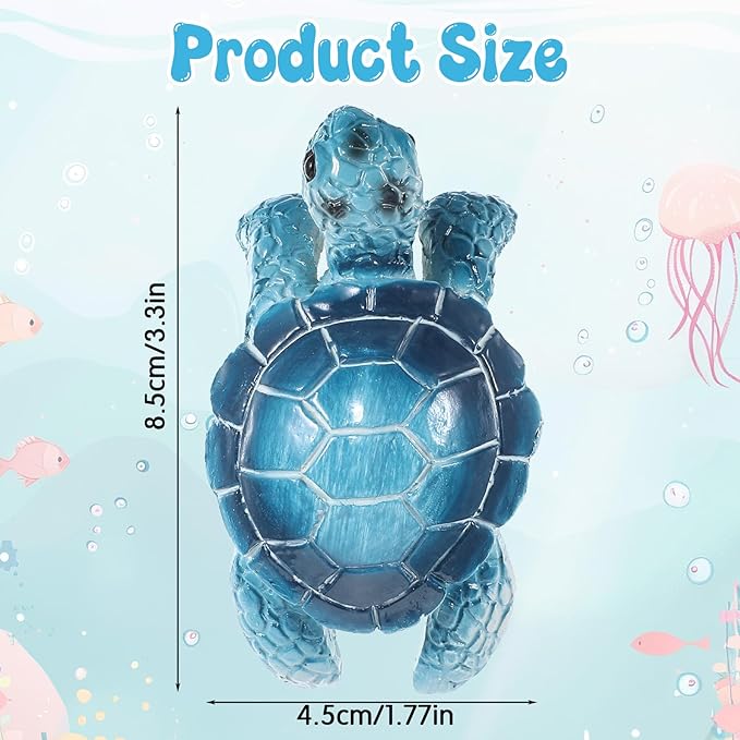Turtle Plant Decorations For Pots Blue Tortoise Figure Plant Pot Hanger | Climbing Resin Cute Hanging Sea Turtle Statue Planter Pots Decorations For Yard Garden Ornaments Pot Decoration