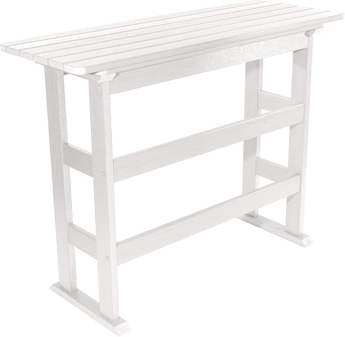 Highwood AD-TBL-KS3-WHE Lehigh Bar Height Balcony Table, White