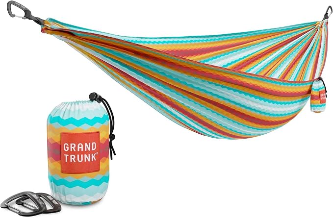 Grand Trunk TrunkTech Double Hammock, 11 ft, 500 lb, Lightweight, Horizon