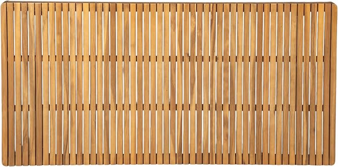 Merax 69" Acacia Wood Outdoor Dining Table with Slatted Top for Patio & Garden Gatherings, 300 lbs Weight Capacity, Natural