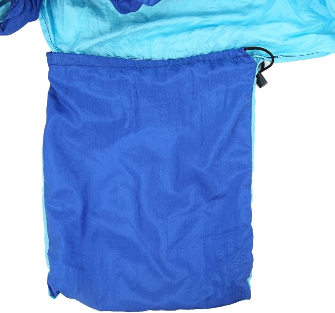 Camping Hammock for 2 Person, Portable Parachute Nylon Hammock, Double Lightweight Backpacking Hammock with Mountaineering Buckles, 300 x 200 cm for Outdoor Camping (Blue Sky and Blue)
