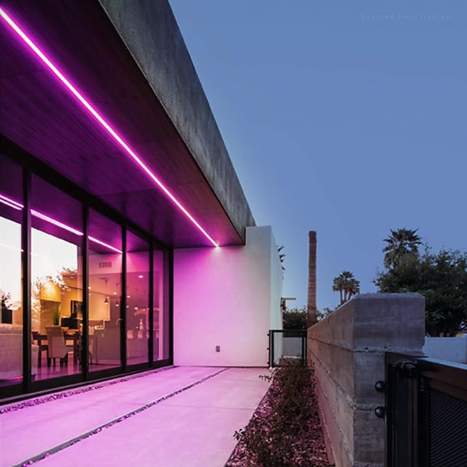 TORCHSTAR 50ft LED Neon Rope Light, Pink LED Strip Lights | Outdoor IP67 Waterproof, 120V UL Plug, ETL Connectable, Neon Light Strip for Shop Sign, Patio Decor, Max 2 Sets (100FT)