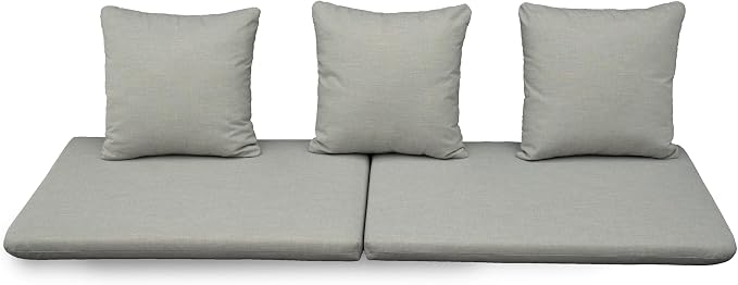 Outdoor Chair Cushions Set of 5, Patio Chair Cushions Waterproof Outdoor Patio Seat Cushions for Patio Furniture Couch Sofa, Fastness High Density Foam with Zipper Design