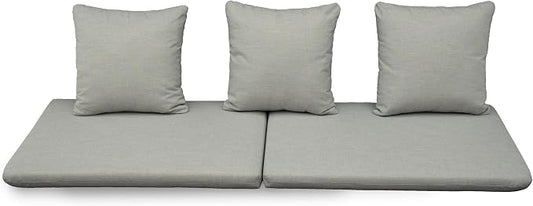 Outdoor Chair Cushions Set of 5, Patio Chair Cushions Waterproof Outdoor Patio Seat Cushions for Patio Furniture Couch Sofa, Fastness High Density Foam with Zipper Design