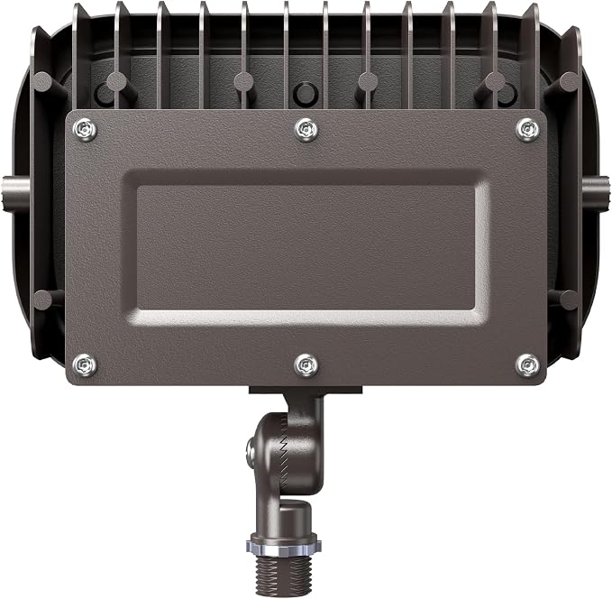 45W LED Outdoor Security Flood Lights,AC 120-277 Input | 100lm/W Efficacy,Super Bright LED Chips,7V×7H Beam Spread,180°Adjustable Knuckle Mount,IP65 Waterproof,4000K Color Temperatur