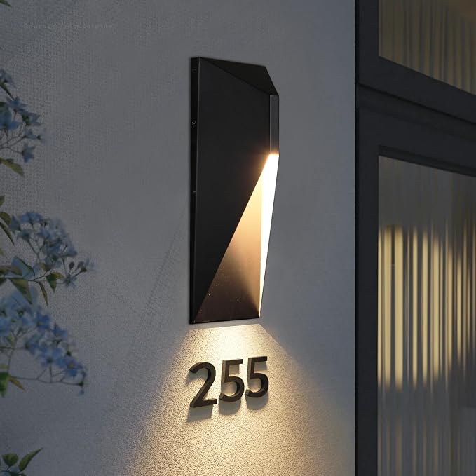 LEONLITE 2-Pack Dimmable LED Down Wall Light, 100-277V, CRI 90+, ETL, 5CCT | 10%-100% Dimmable, IP65 Waterproof, 1000LM 14 Inch Modern Porch Light, for Commercial Outdoor, Dark Sky Exterior Wall Sconce