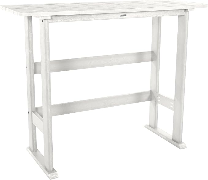 Highwood AD-TBL-KS3-WHE Lehigh Bar Height Balcony Table, White
