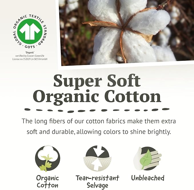 LA SIESTA Flora Chocolate - Organic Cotton Family Classic Hammock Size King