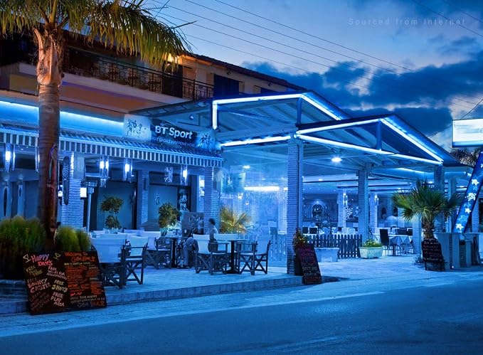 TORCHSTAR 50ft LED Neon Rope Light, Blue LED Strip Lights | Outdoor IP67 Waterproof, 120V UL Plug, ETL Connectable, Neon Light Strip for Shop Sign, Patio Decor, Max 2 Sets (100FT)