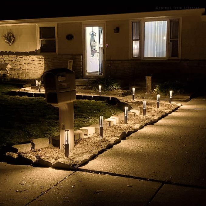 LEONLITE 6-Pack 3W LED Low Voltage Path Lights Aluminum 3000K Black | Landscape Pathway Lights, Outdoor Landscape Lighting for Driveway, Garden, 12-24V AC/DC, ETL, IP65 Waterproof, Warm White
