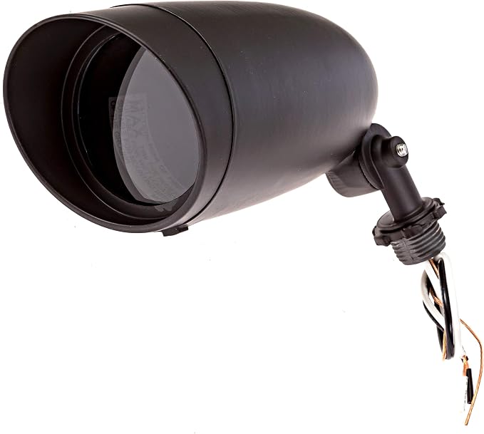 Lighting One Light PAR20 120 Volt Die Cast Aluminum Durable Outdoor Landscape Security Lighting Flood, Dark Bronze