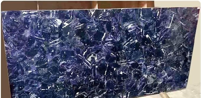 Sodalite Coffee Table Top I Sodalite Sofa Side Table I Sodalite Outdoor Side Table I 18 x 18 Inches Sodalite Bed Side Table I Reception Area Decor Side Table I Sodalite Hallway Corner Table