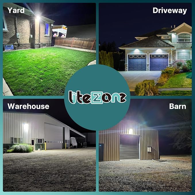 LED Wall Pack Light: 120W 18000LM Glass Lens Wall Pack Lights Outdoor LED,LED Wall Pack Daylight 5000K for Yard Parking Lot Barn Warehouse UL Listed