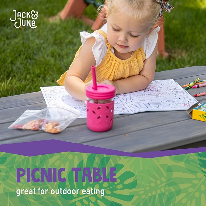 Jack & June Cedar Convertible Sand Box and Picnic Table Playset