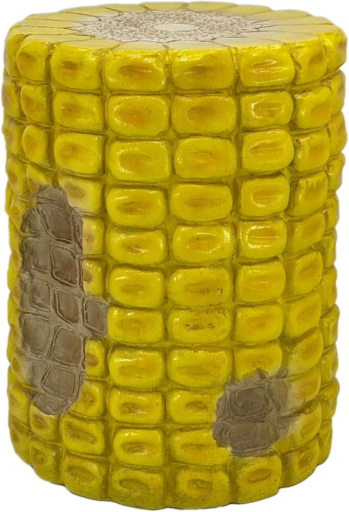 Galt International 17" Yellow Corn Stool Side Table Home Decor Plant Stand Garden Indoor Outdoor Decorations